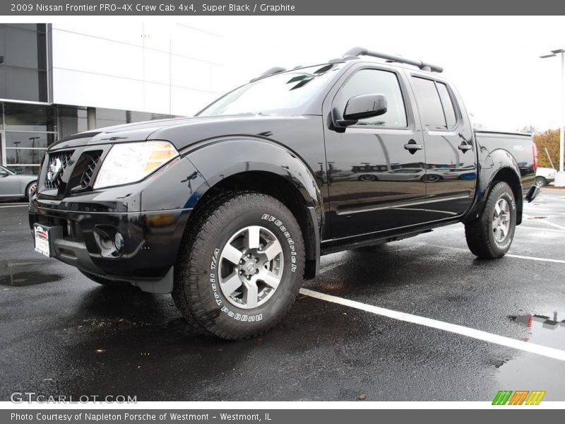 Super Black / Graphite 2009 Nissan Frontier PRO-4X Crew Cab 4x4