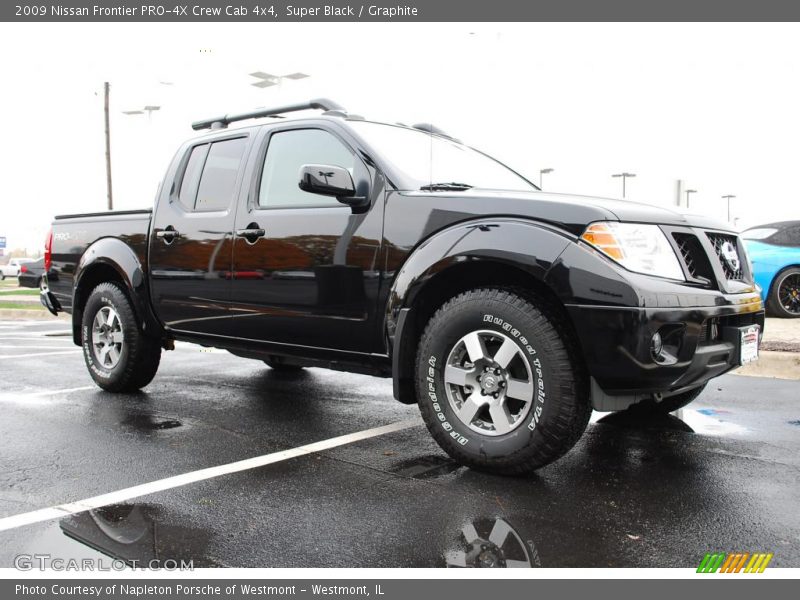 Super Black / Graphite 2009 Nissan Frontier PRO-4X Crew Cab 4x4