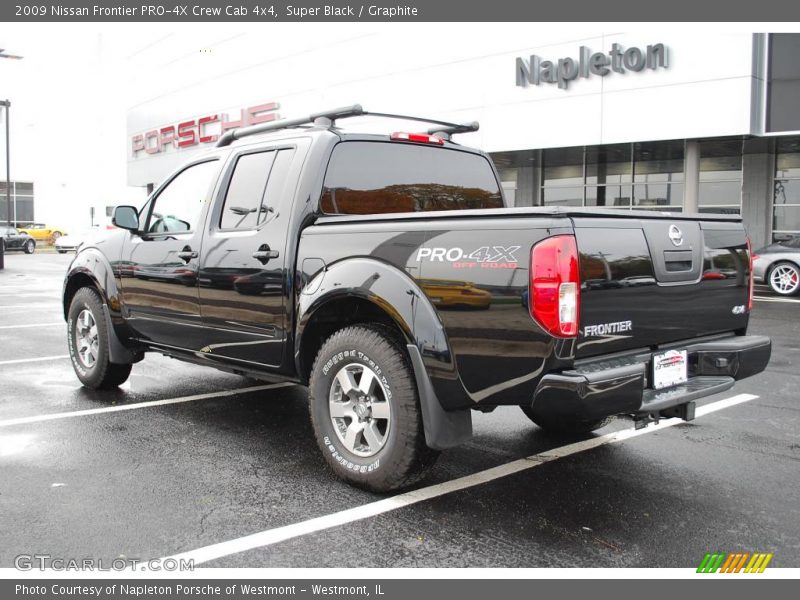 Super Black / Graphite 2009 Nissan Frontier PRO-4X Crew Cab 4x4