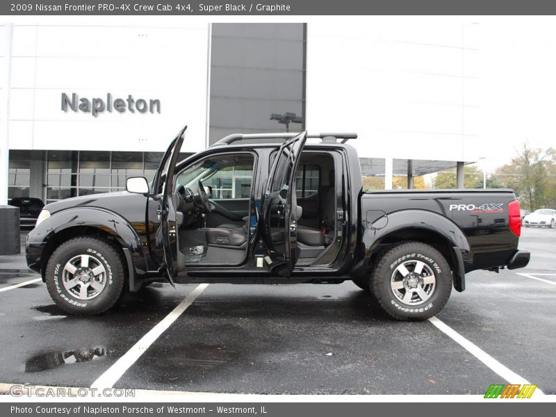 Super Black / Graphite 2009 Nissan Frontier PRO-4X Crew Cab 4x4