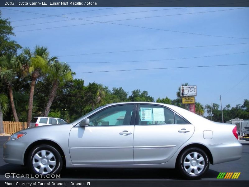 Lunar Mist Metallic / Stone 2003 Toyota Camry LE