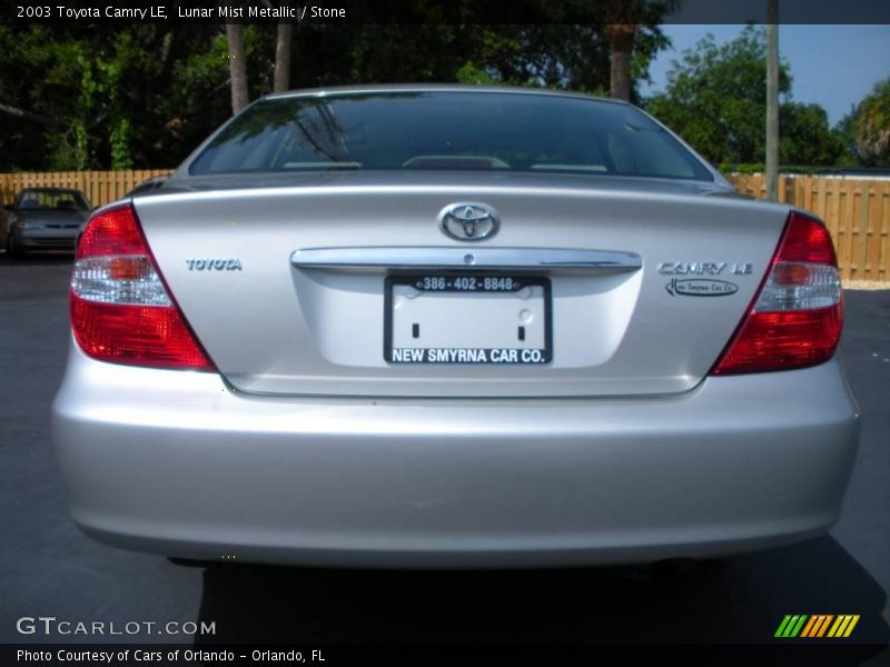 Lunar Mist Metallic / Stone 2003 Toyota Camry LE