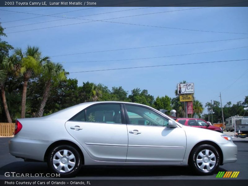 Lunar Mist Metallic / Stone 2003 Toyota Camry LE