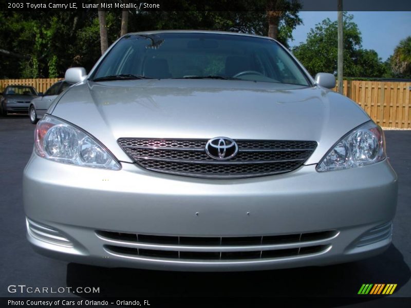 Lunar Mist Metallic / Stone 2003 Toyota Camry LE