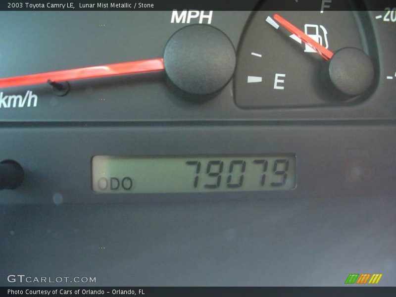 Lunar Mist Metallic / Stone 2003 Toyota Camry LE