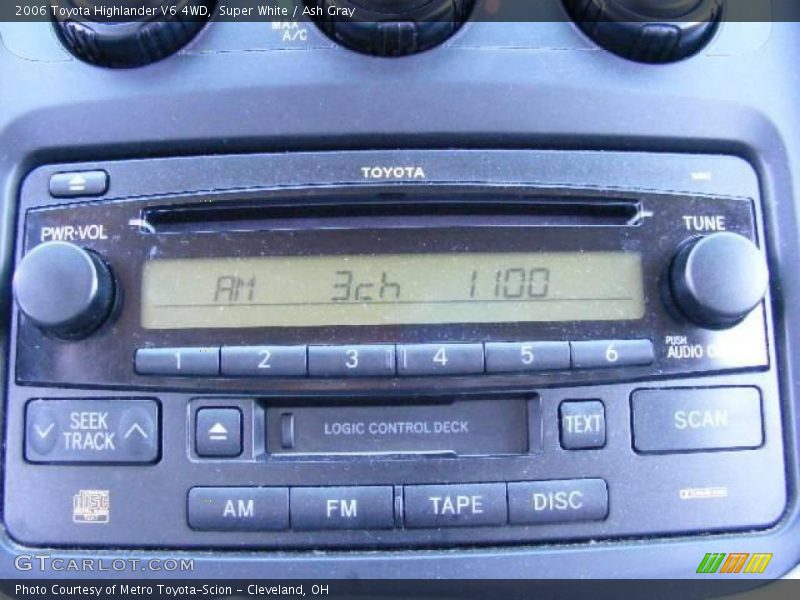 Super White / Ash Gray 2006 Toyota Highlander V6 4WD