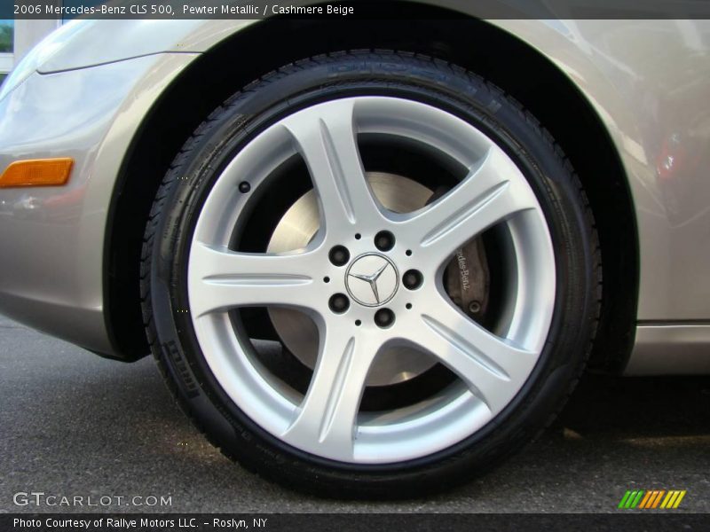 Pewter Metallic / Cashmere Beige 2006 Mercedes-Benz CLS 500