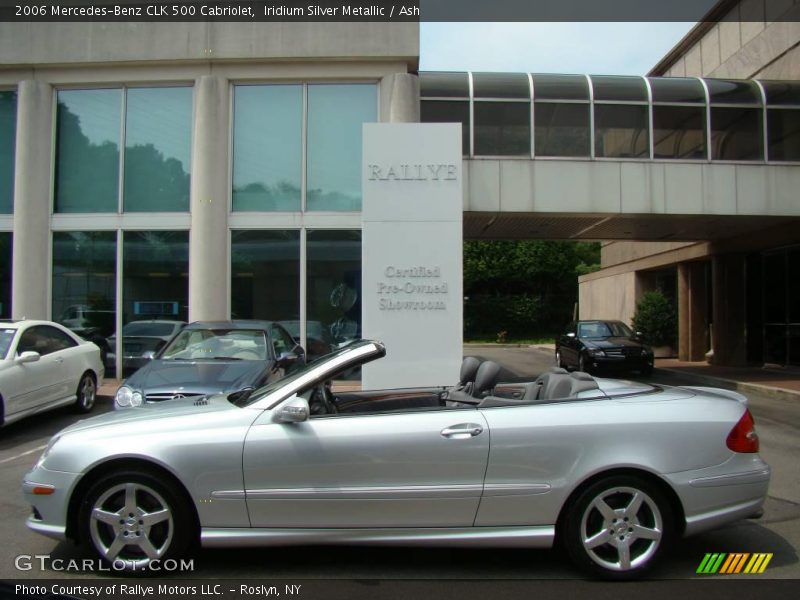 Iridium Silver Metallic / Ash 2006 Mercedes-Benz CLK 500 Cabriolet