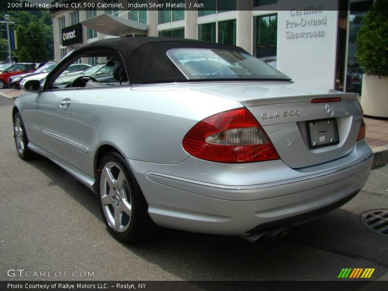 Iridium Silver Metallic / Ash 2006 Mercedes-Benz CLK 500 Cabriolet