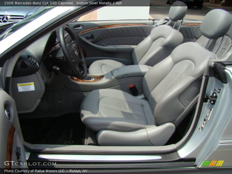 Iridium Silver Metallic / Ash 2006 Mercedes-Benz CLK 500 Cabriolet
