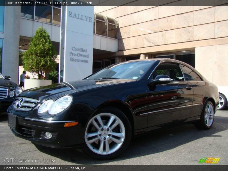 Black / Black 2006 Mercedes-Benz CLK 350 Coupe