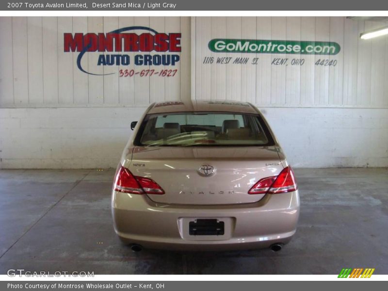 Desert Sand Mica / Light Gray 2007 Toyota Avalon Limited