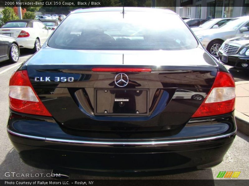 Black / Black 2006 Mercedes-Benz CLK 350 Coupe