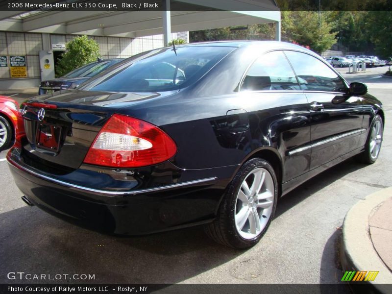 Black / Black 2006 Mercedes-Benz CLK 350 Coupe