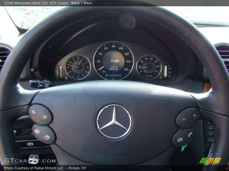 Black / Black 2006 Mercedes-Benz CLK 350 Coupe