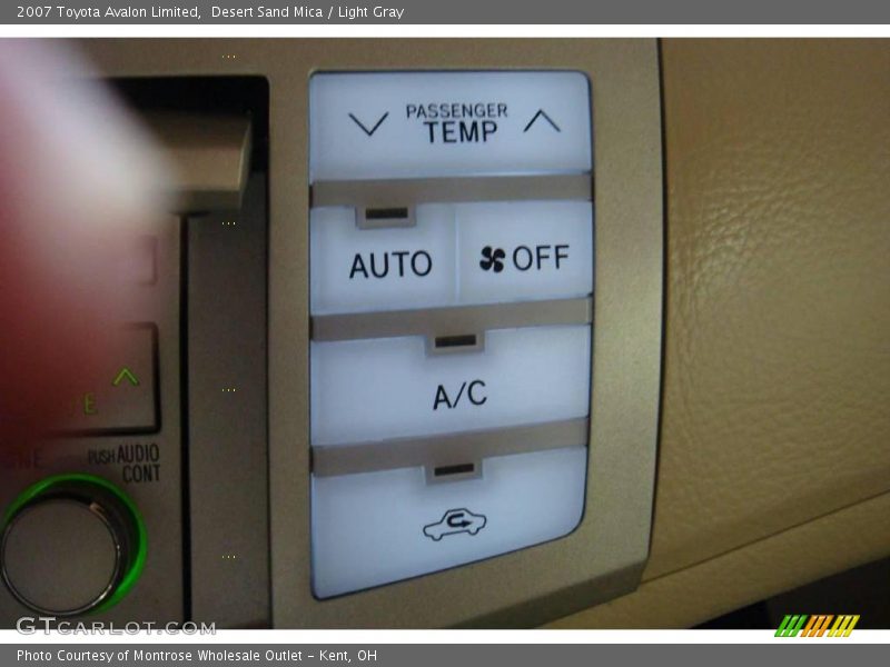 Desert Sand Mica / Light Gray 2007 Toyota Avalon Limited