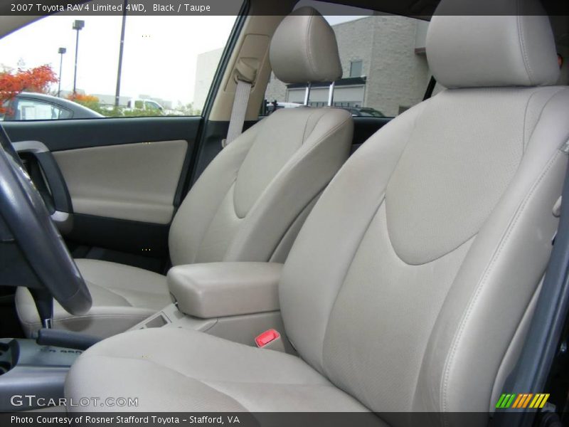 Black / Taupe 2007 Toyota RAV4 Limited 4WD