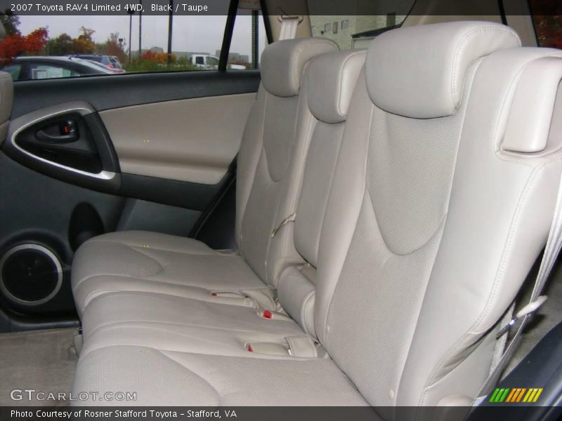 Black / Taupe 2007 Toyota RAV4 Limited 4WD