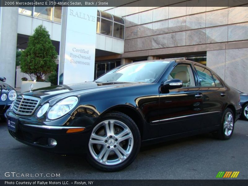 Black / Stone 2006 Mercedes-Benz E 350 4Matic Sedan