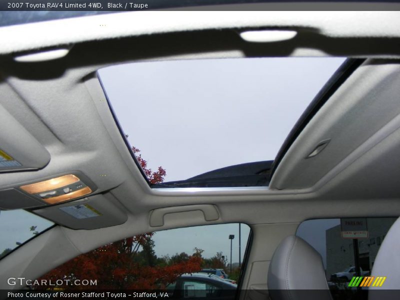 Black / Taupe 2007 Toyota RAV4 Limited 4WD