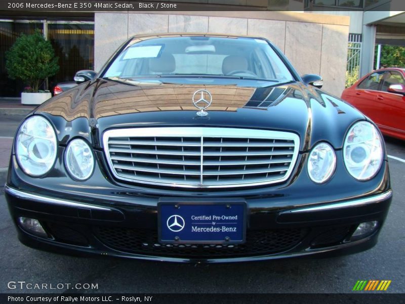 Black / Stone 2006 Mercedes-Benz E 350 4Matic Sedan