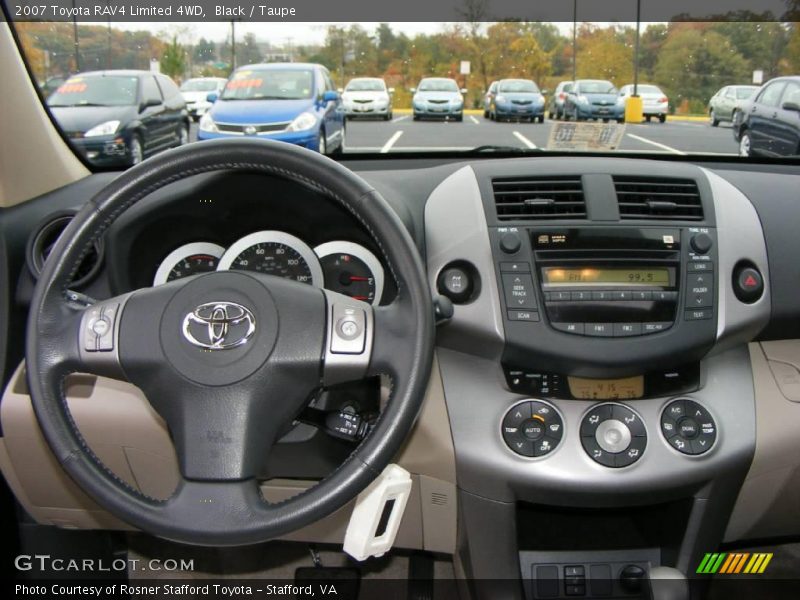 Black / Taupe 2007 Toyota RAV4 Limited 4WD