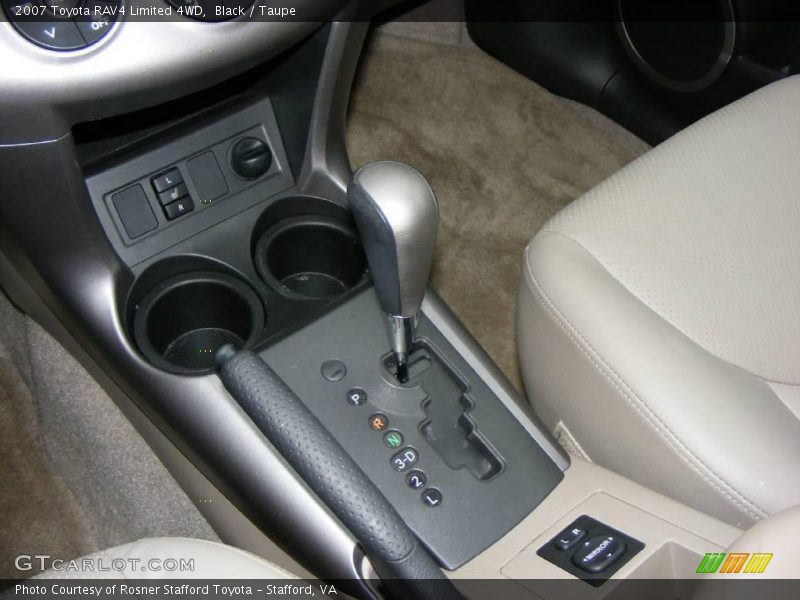 Black / Taupe 2007 Toyota RAV4 Limited 4WD
