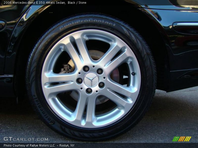 Black / Stone 2006 Mercedes-Benz E 350 4Matic Sedan