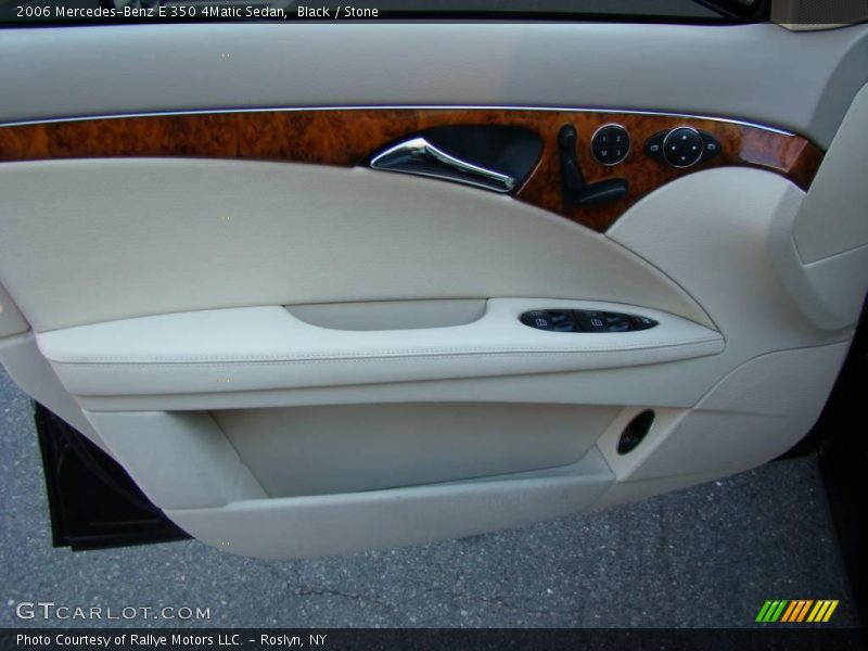 Black / Stone 2006 Mercedes-Benz E 350 4Matic Sedan