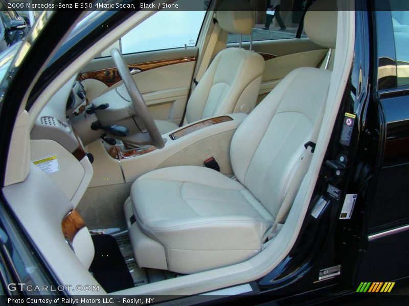 Black / Stone 2006 Mercedes-Benz E 350 4Matic Sedan