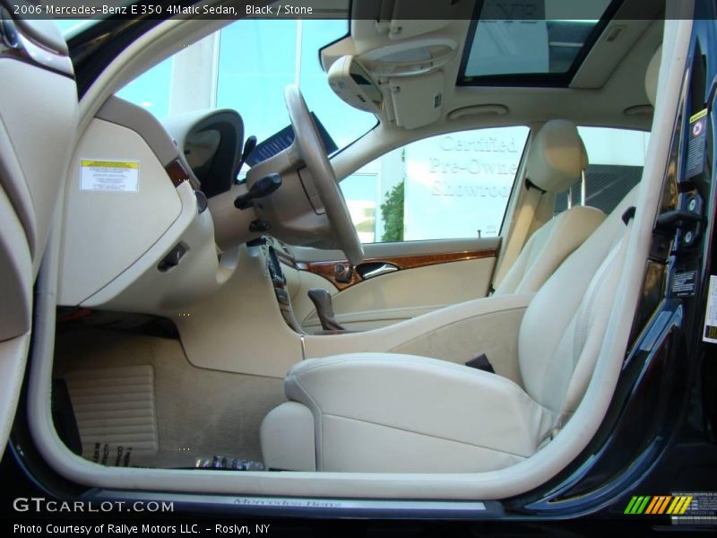 Black / Stone 2006 Mercedes-Benz E 350 4Matic Sedan