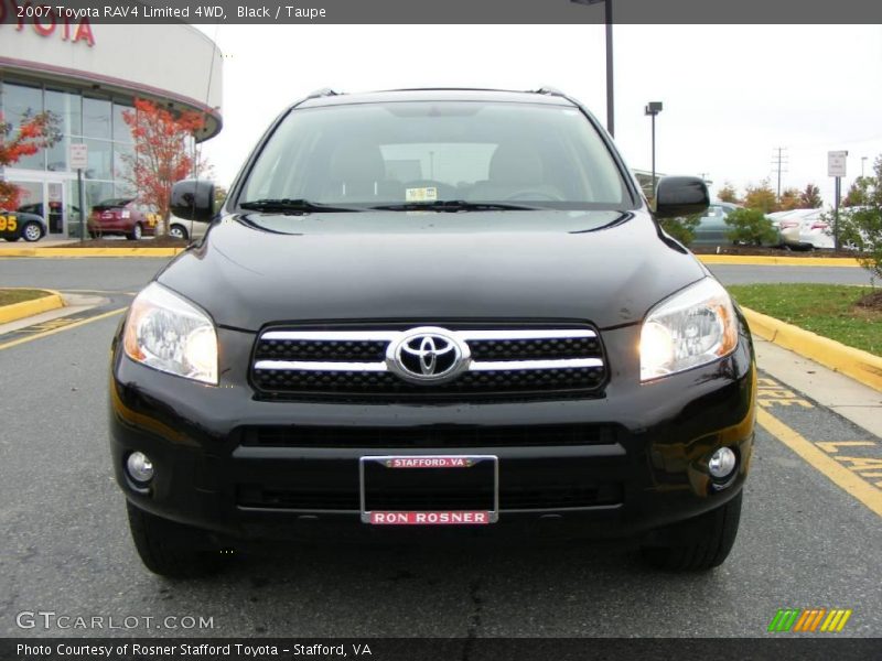 Black / Taupe 2007 Toyota RAV4 Limited 4WD