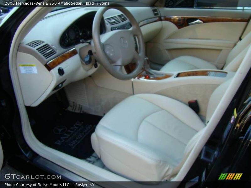 Black / Stone 2006 Mercedes-Benz E 350 4Matic Sedan
