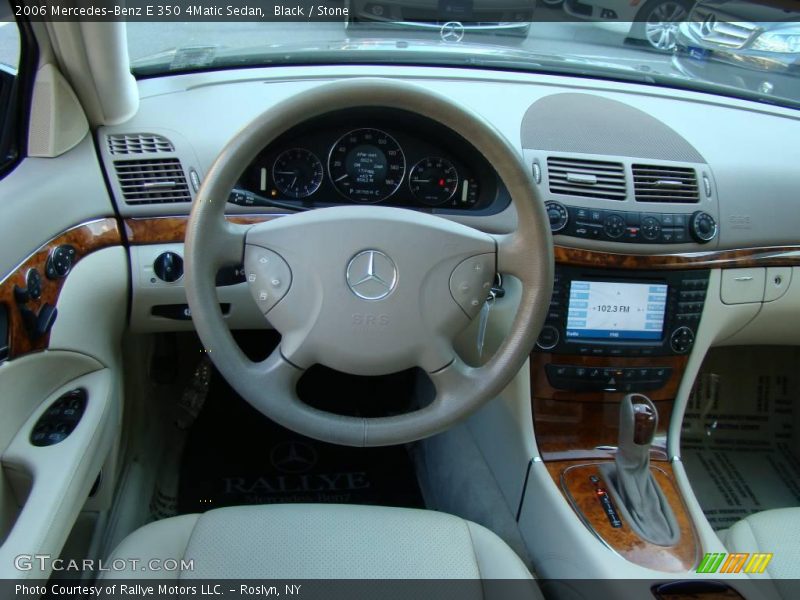 Black / Stone 2006 Mercedes-Benz E 350 4Matic Sedan