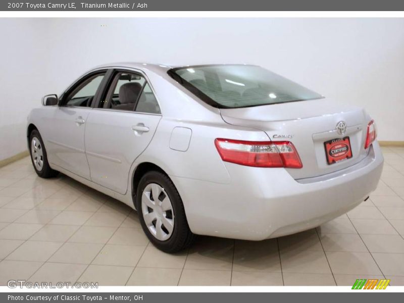 Titanium Metallic / Ash 2007 Toyota Camry LE