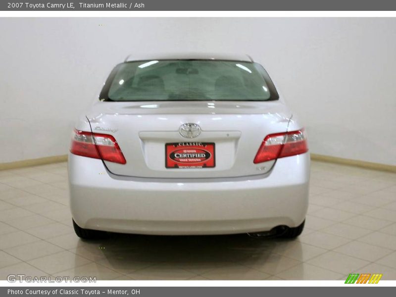 Titanium Metallic / Ash 2007 Toyota Camry LE