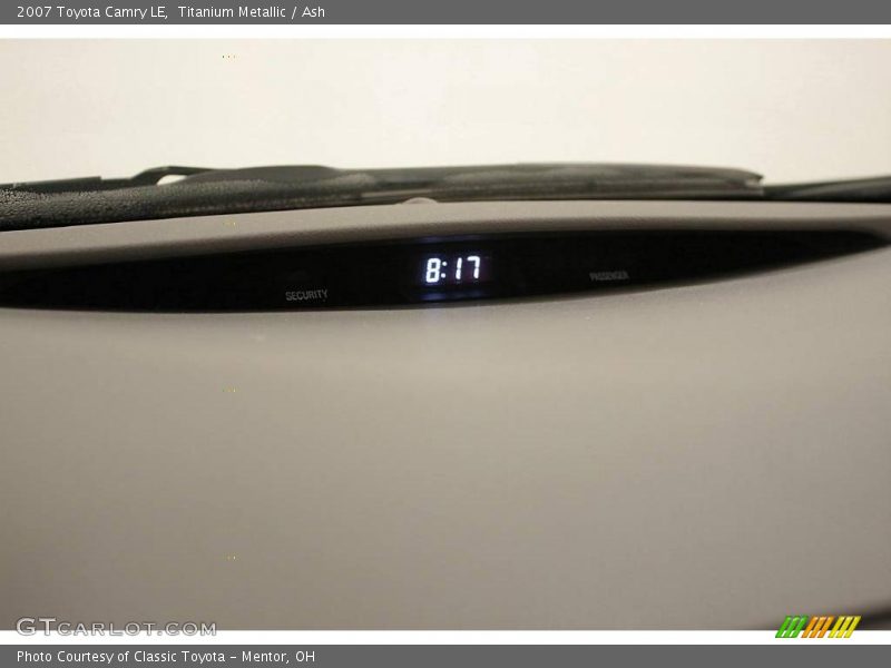 Titanium Metallic / Ash 2007 Toyota Camry LE