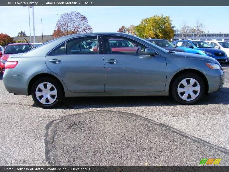 Aloe Green Metallic / Bisque 2007 Toyota Camry LE