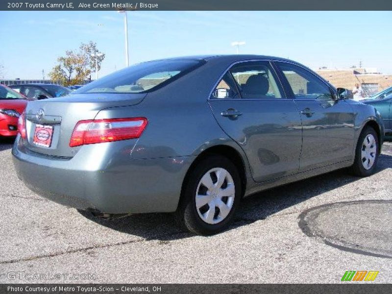 Aloe Green Metallic / Bisque 2007 Toyota Camry LE