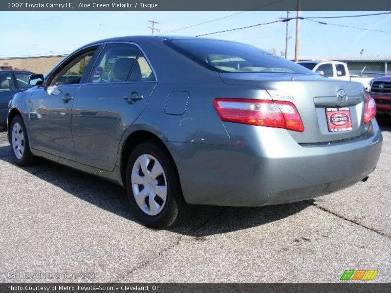Aloe Green Metallic / Bisque 2007 Toyota Camry LE