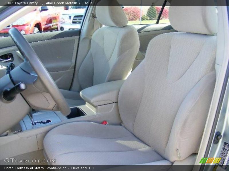 Aloe Green Metallic / Bisque 2007 Toyota Camry LE
