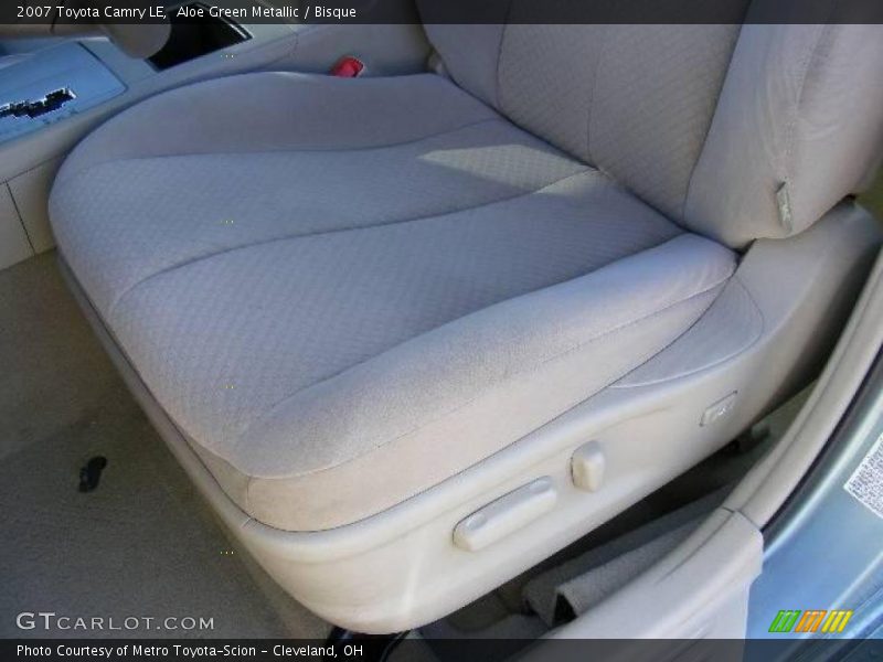 Aloe Green Metallic / Bisque 2007 Toyota Camry LE
