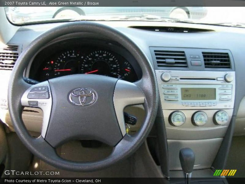 Aloe Green Metallic / Bisque 2007 Toyota Camry LE