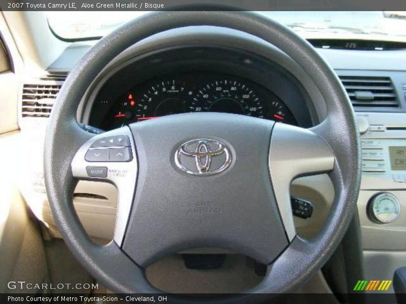 Aloe Green Metallic / Bisque 2007 Toyota Camry LE