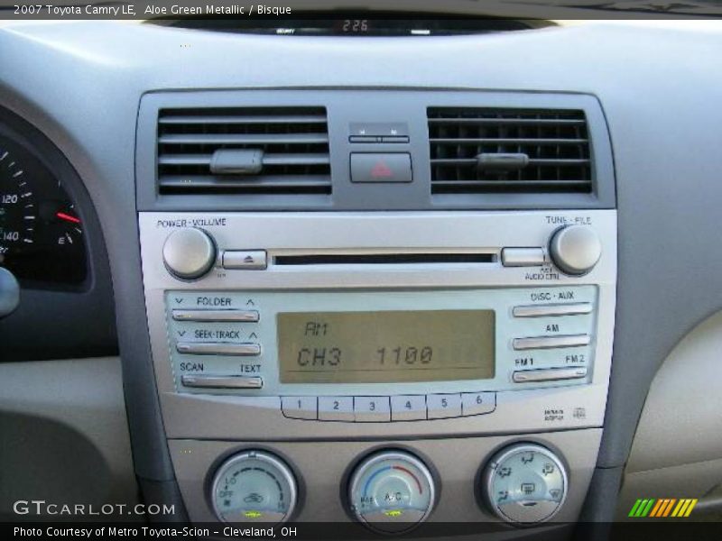 Aloe Green Metallic / Bisque 2007 Toyota Camry LE