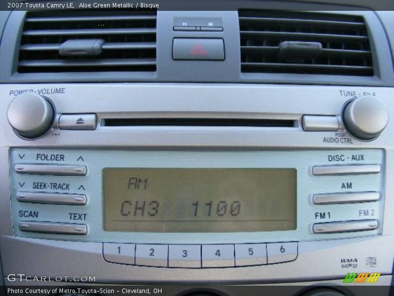 Aloe Green Metallic / Bisque 2007 Toyota Camry LE