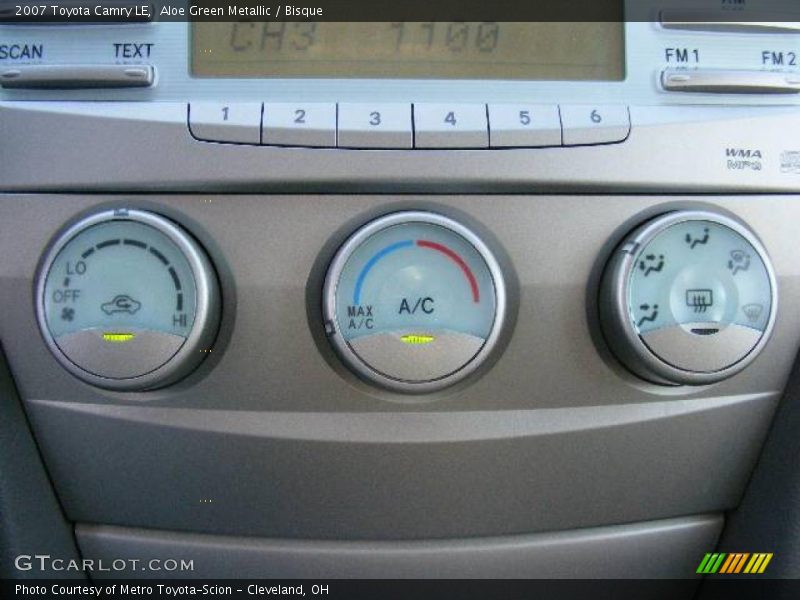 Aloe Green Metallic / Bisque 2007 Toyota Camry LE