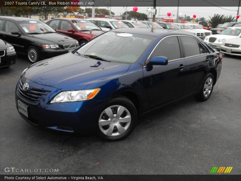 Blue Ribbon Metallic / Ash 2007 Toyota Camry CE