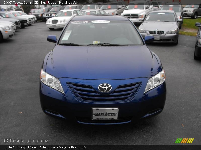 Blue Ribbon Metallic / Ash 2007 Toyota Camry CE