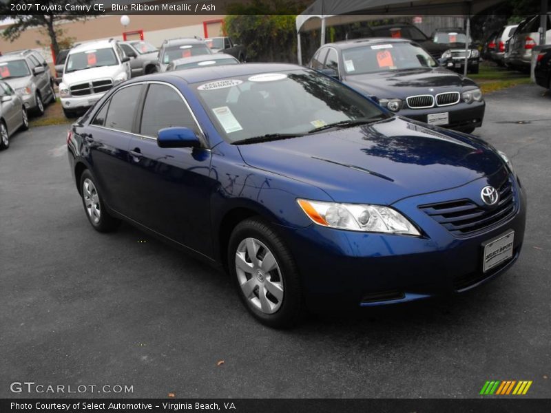 Blue Ribbon Metallic / Ash 2007 Toyota Camry CE